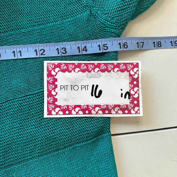 Eileen Fisher Womens Blue Linen Silk Cardigan Size Small Petite Striped Simple - Picture 9 of 13